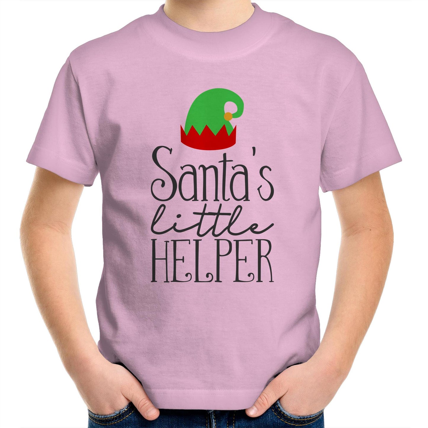 Santa's little helper Kids tee