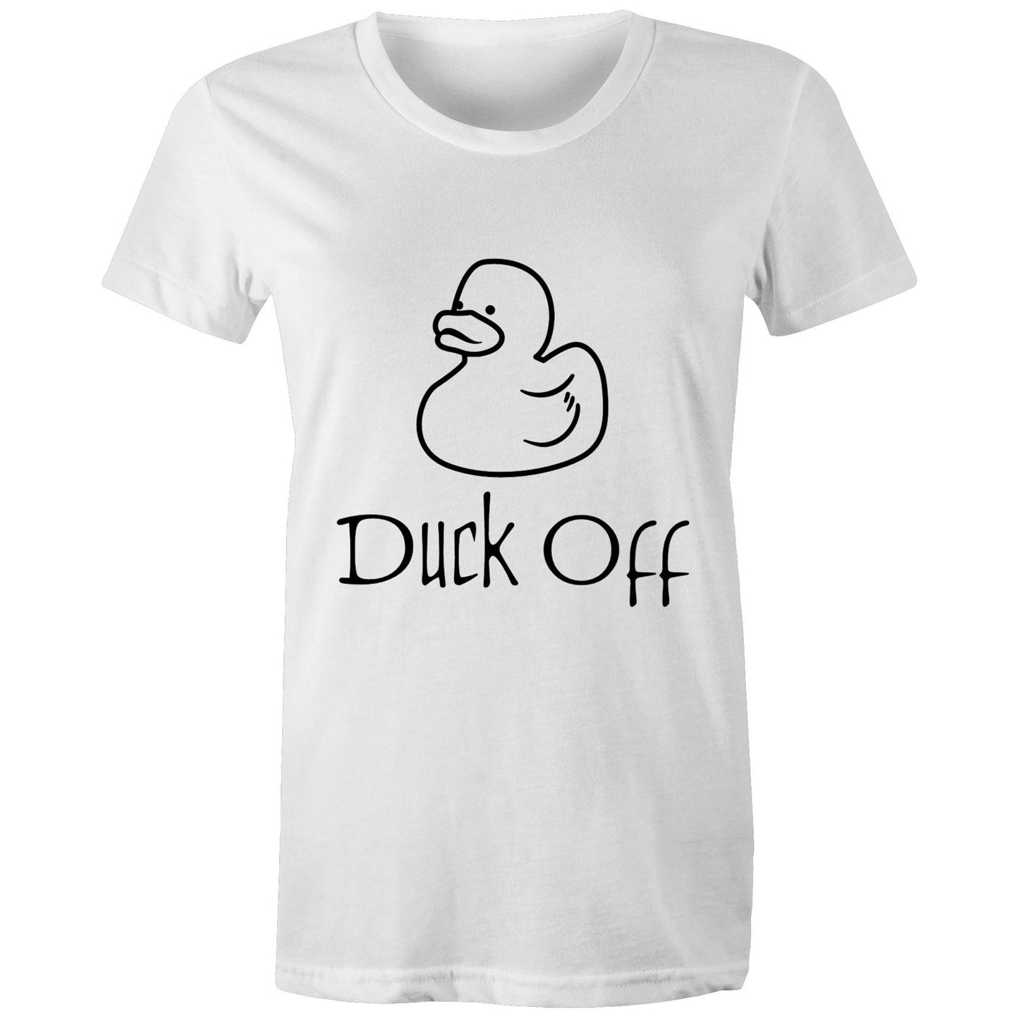 DUCK off Adult womens tee