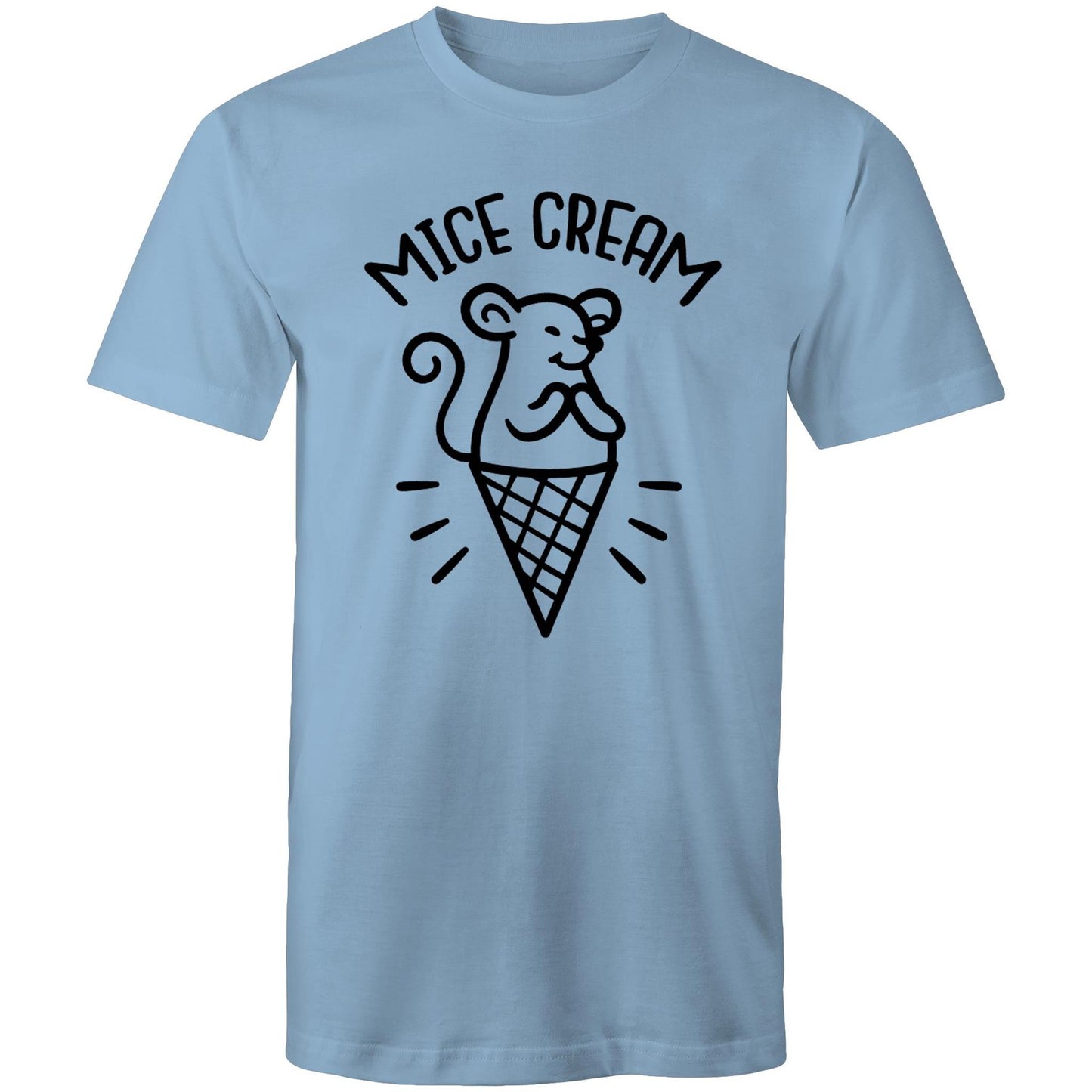 MICE cream Adult mens tee