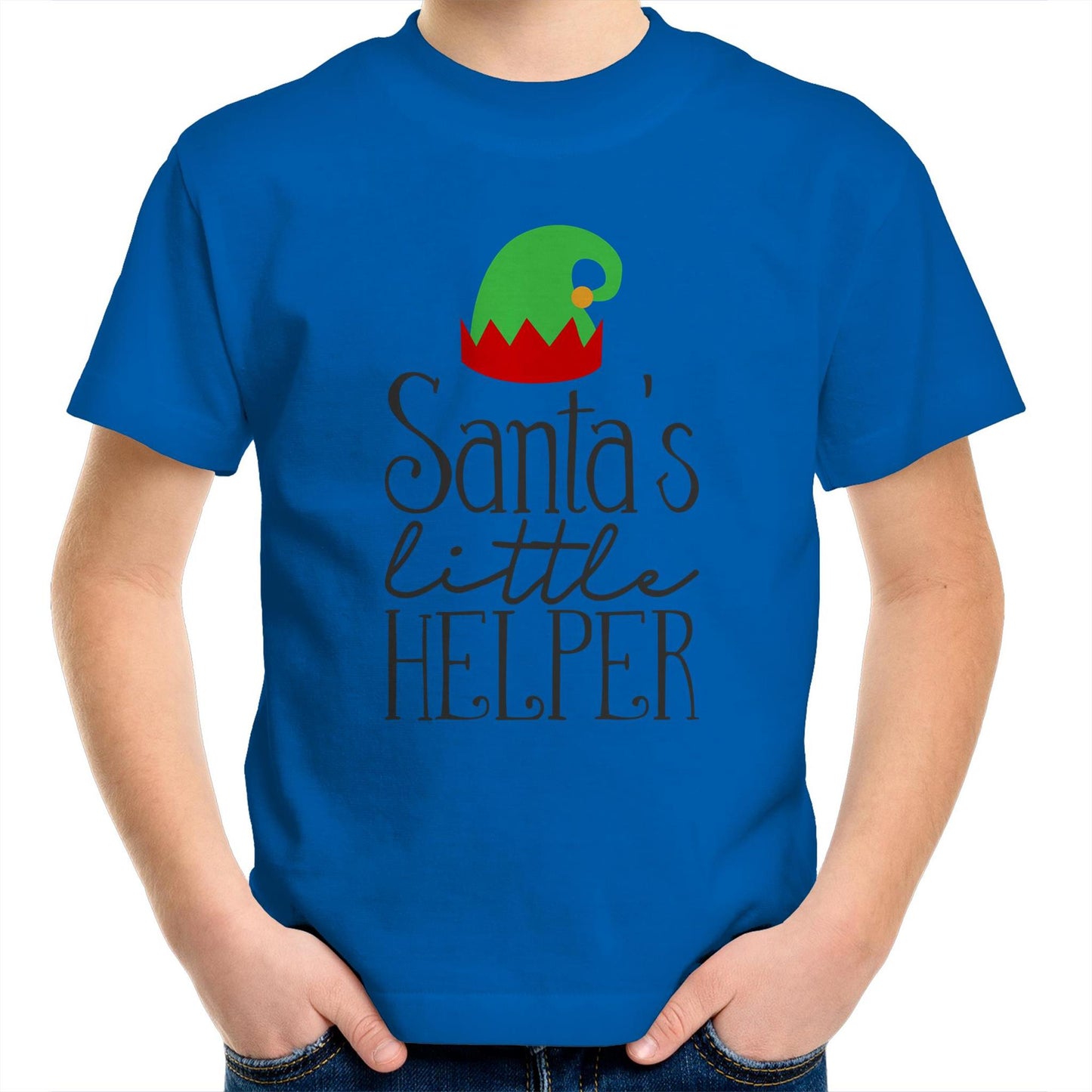 Santa's little helper Kids tee