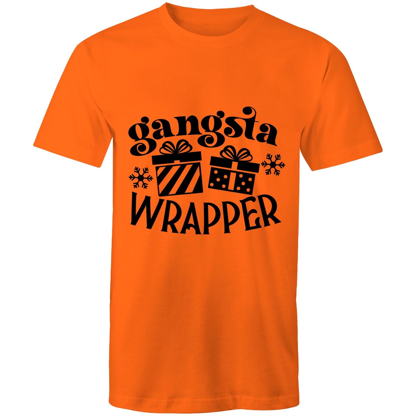 Gangsta wrapper Adult mens tee