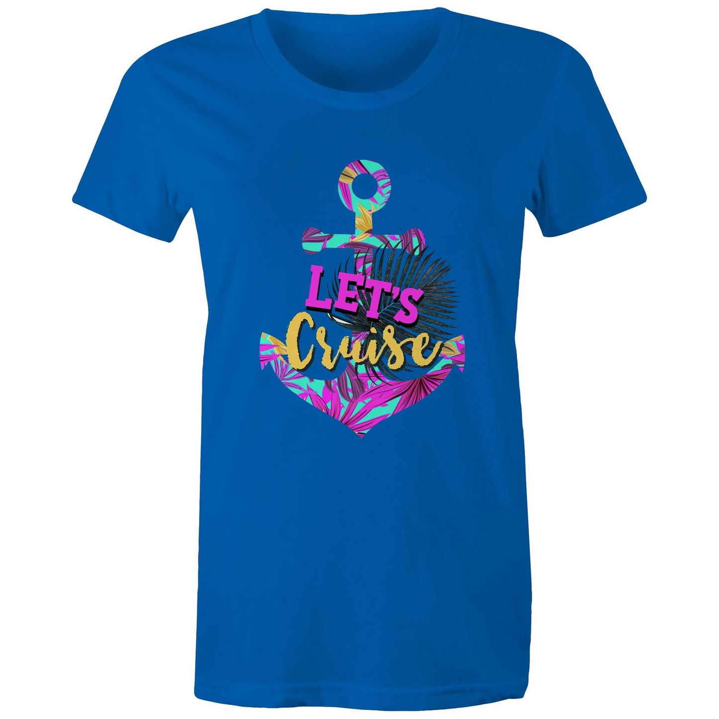 Let's cruise Adult womens tee