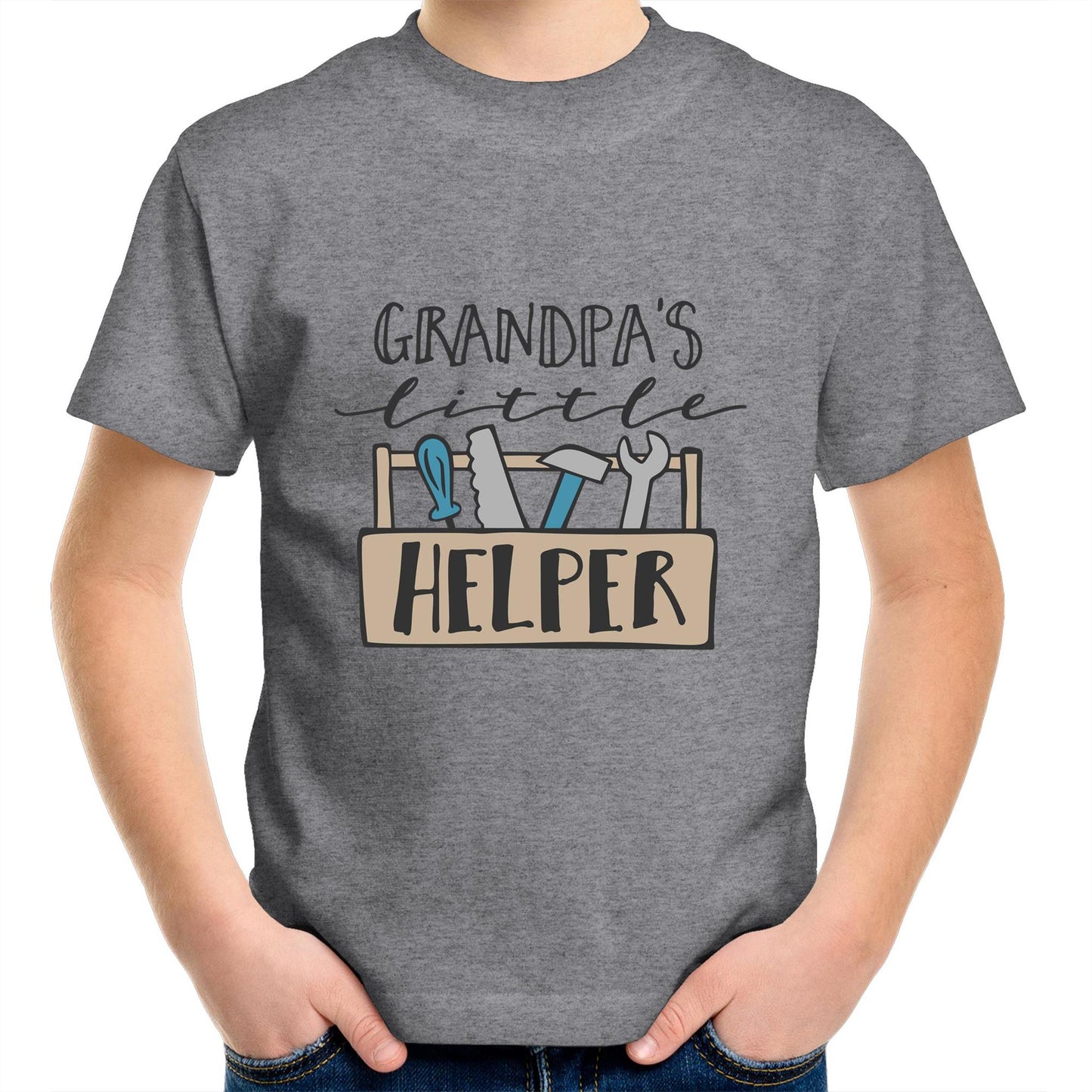 Grandpas little helper Kids tee