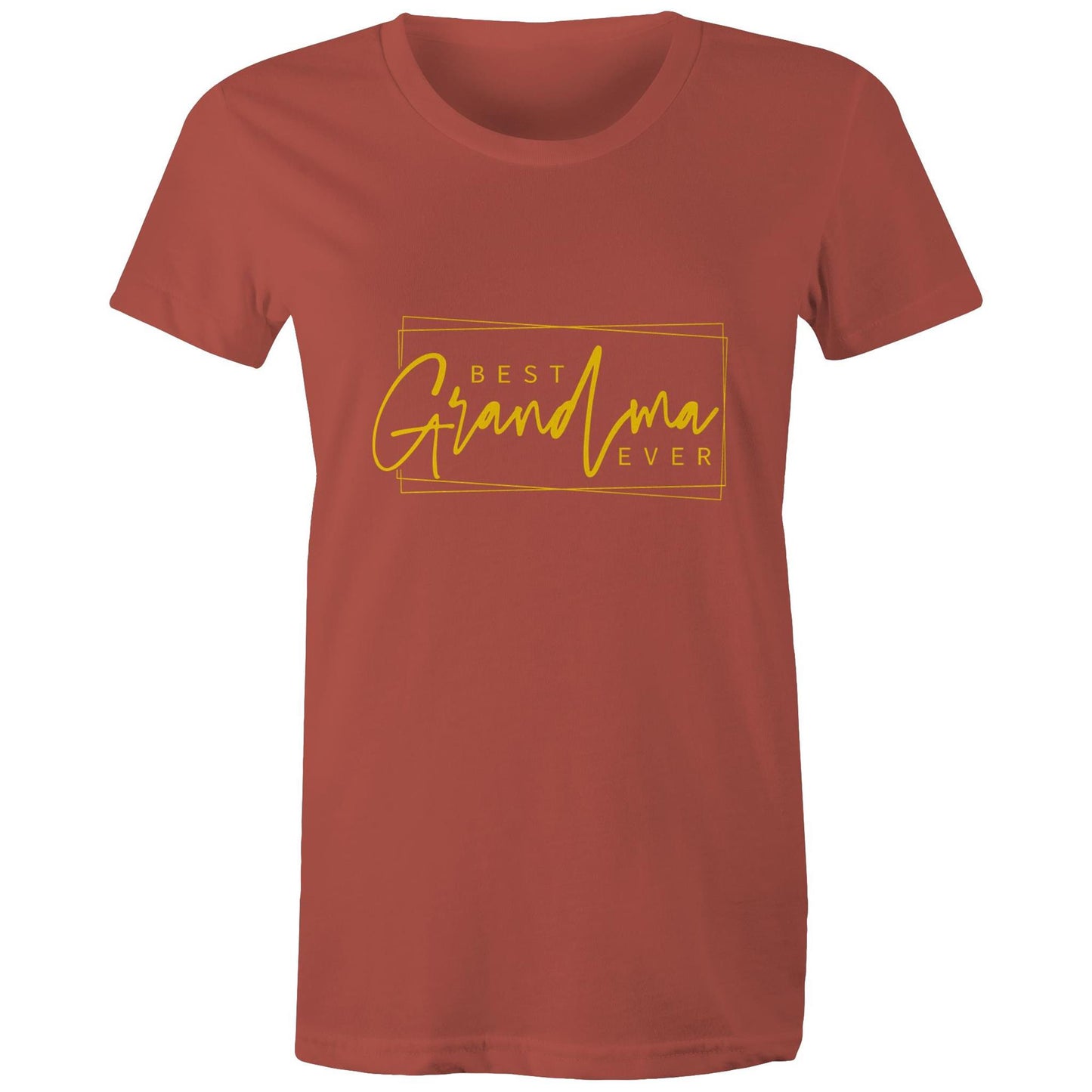 Best grandma ever gold Adult womens tee