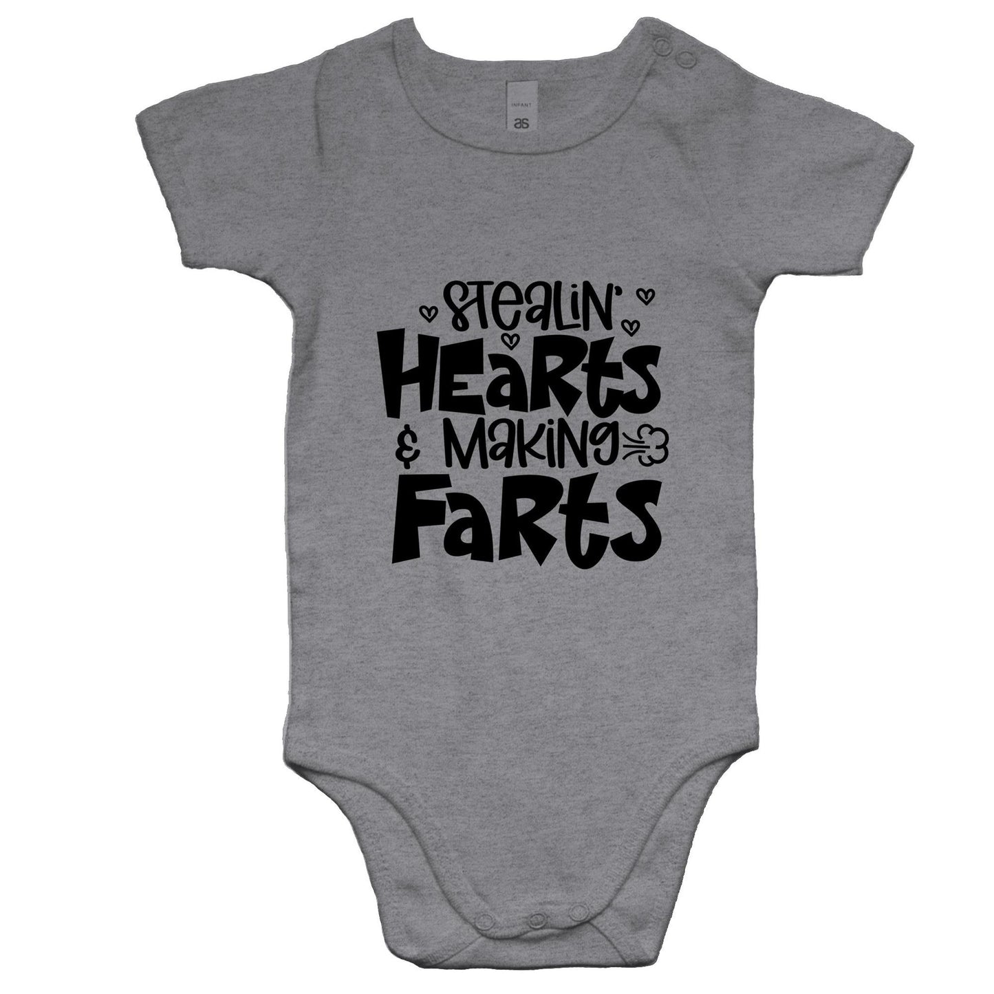 Stealin' hearts & making farts Bodysuit