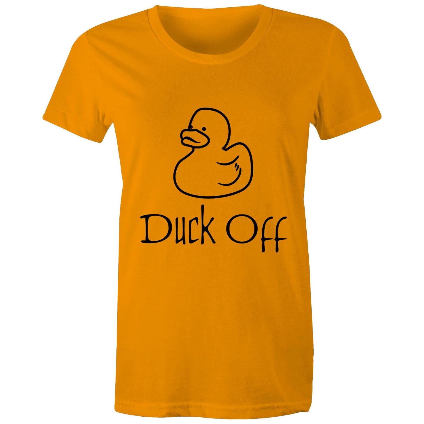 DUCK off Adult womens tee