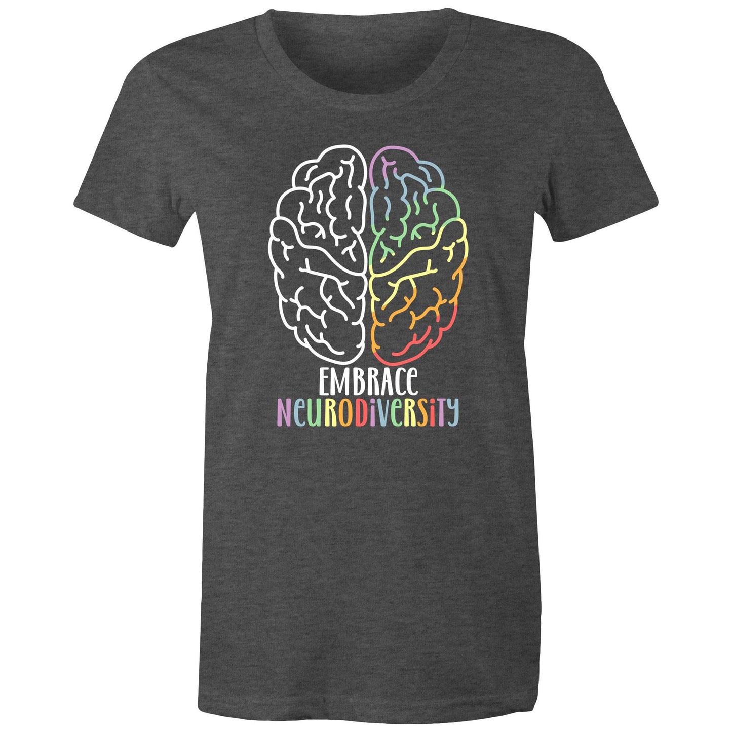 Embrace neurodiversity Adult womens tee