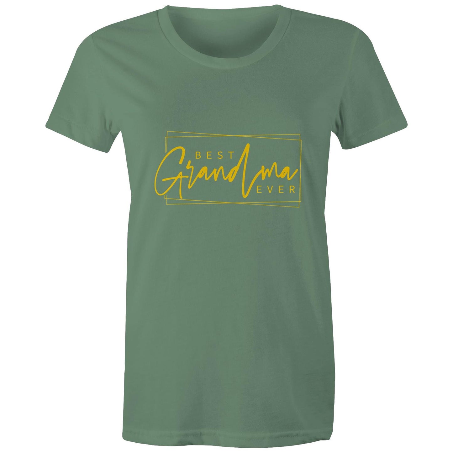 Best grandma ever gold Adult womens tee