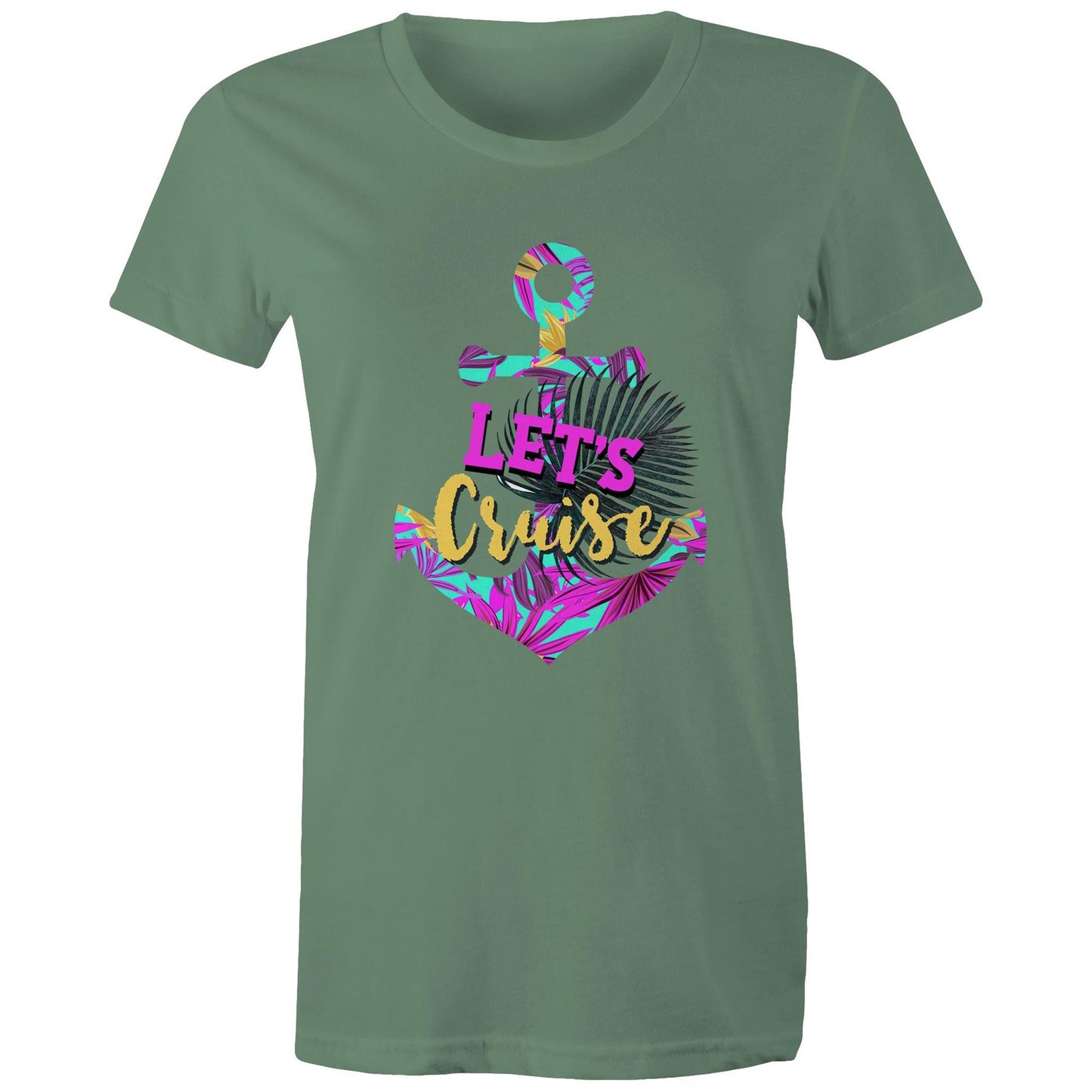 Let's cruise Adult womens tee