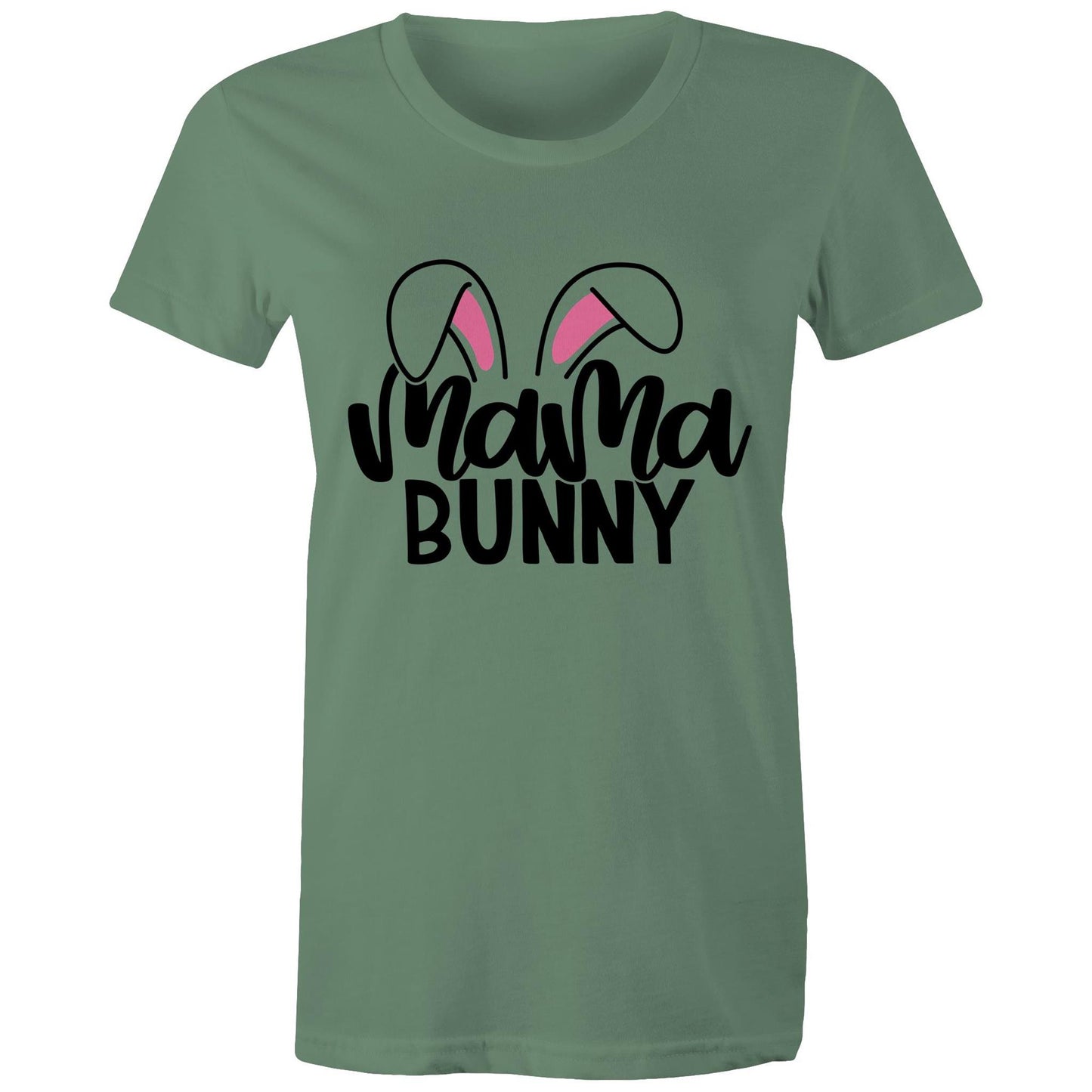 Mama bunny Adult womens tee