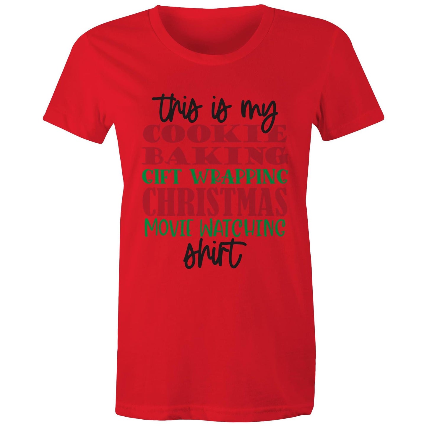 this is my cookie baking shirt Adult womens tee