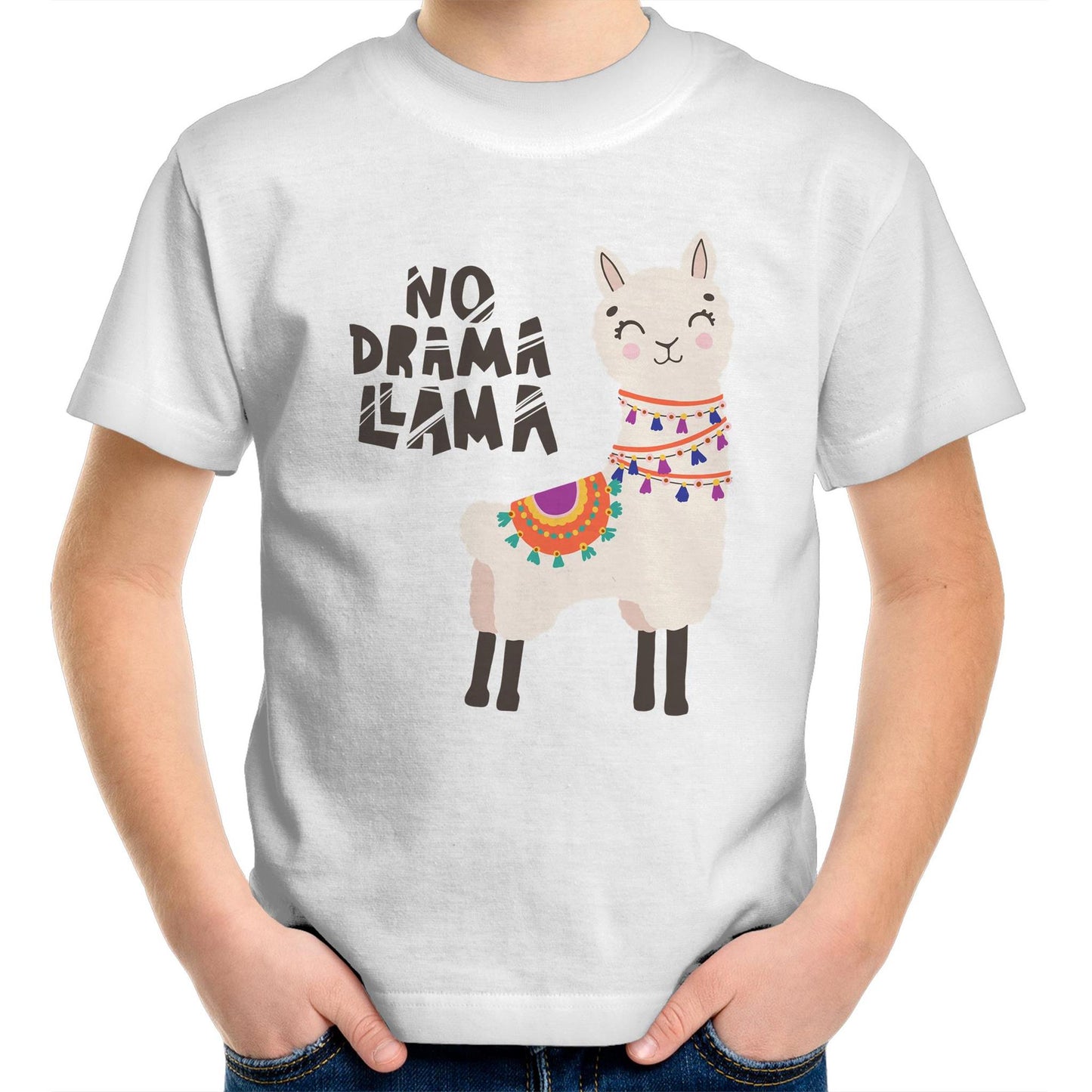 No drama llama Kids tee