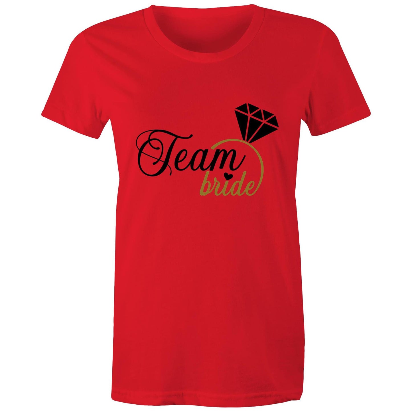 Team Bride Adult womens tee