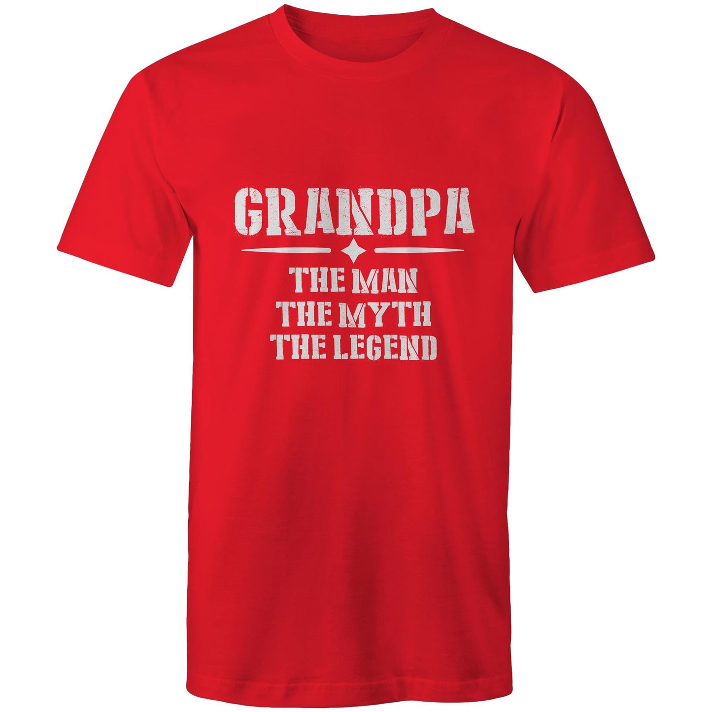 Grandpa the man the myth the legend Adult mens tee