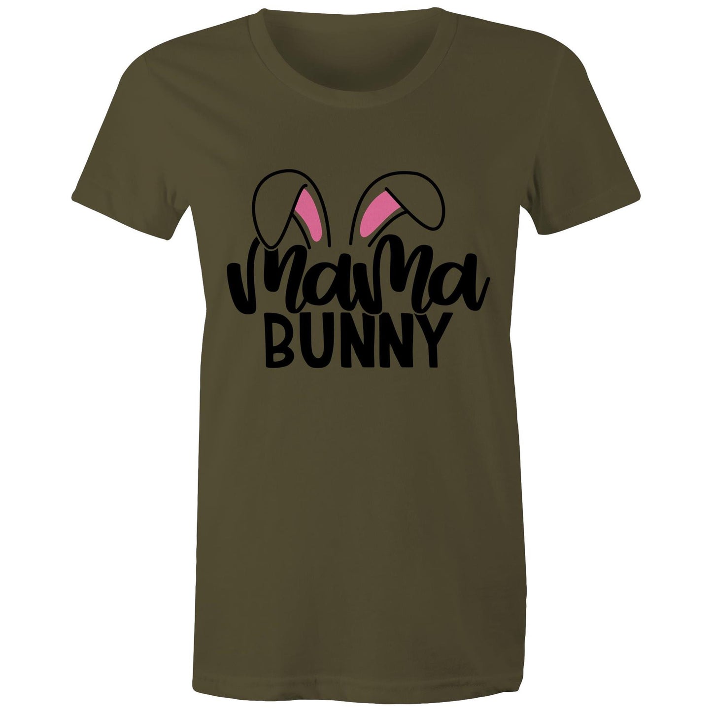 Mama bunny Adult womens tee