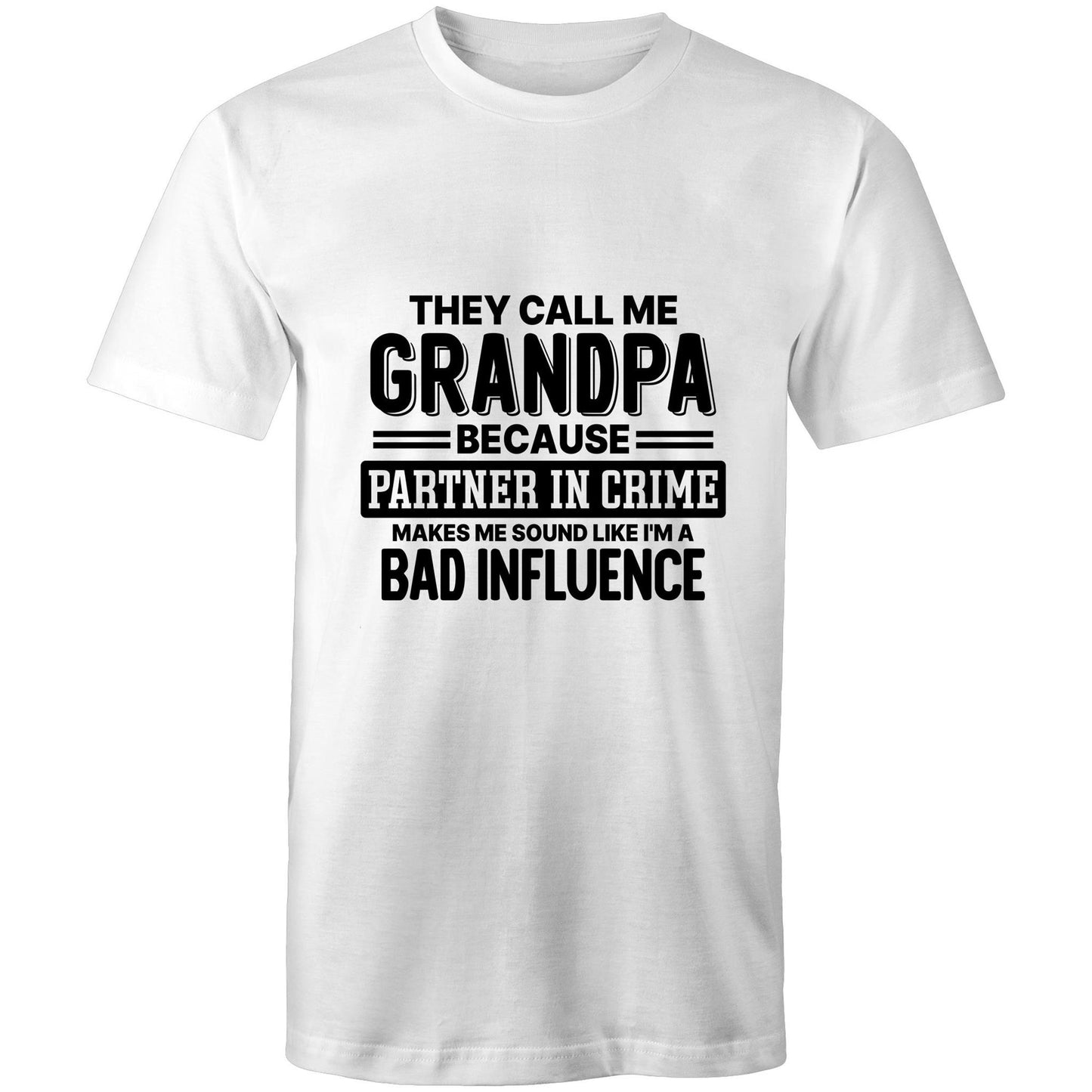 They call me Grandpa Adult mens tee