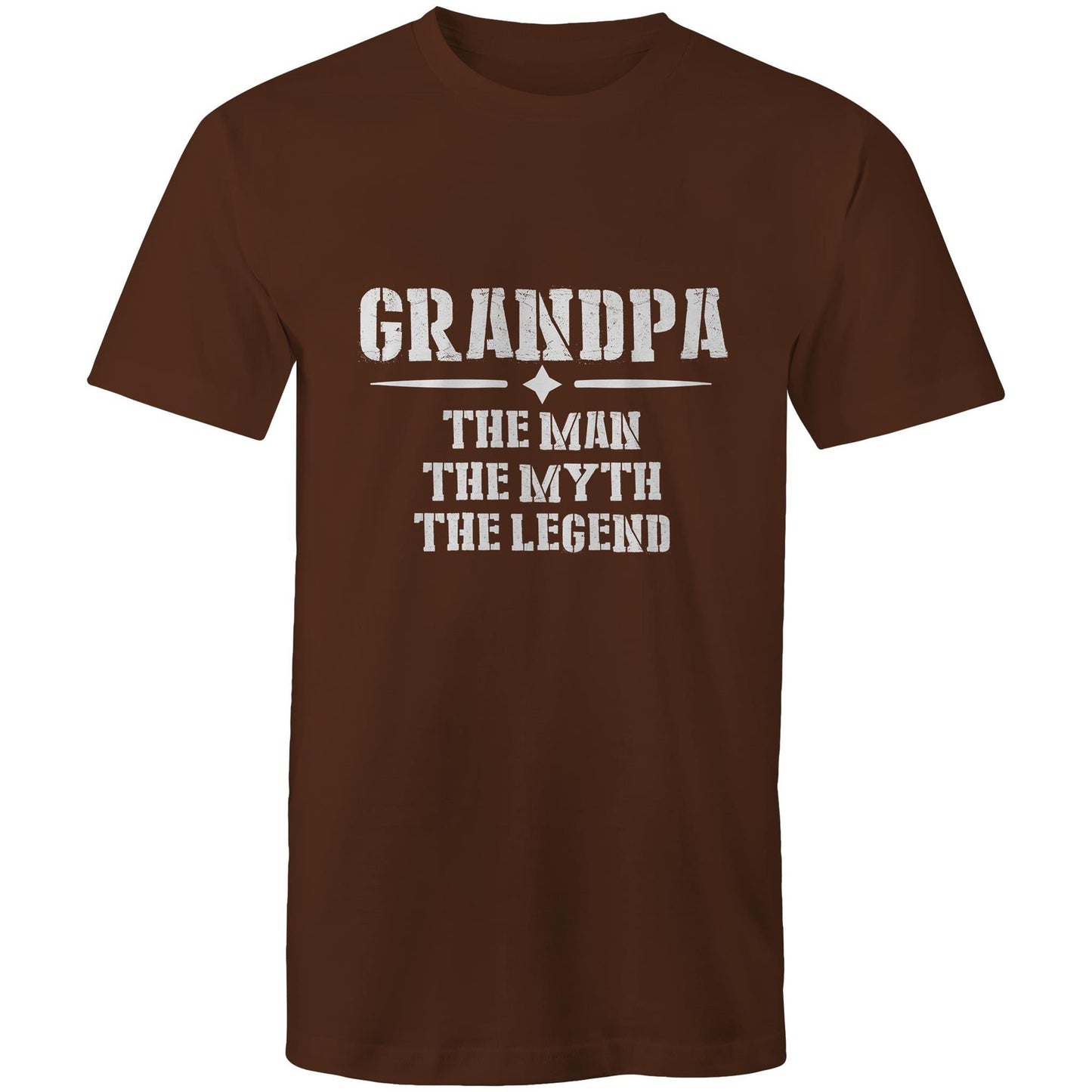 Grandpa the man the myth the legend Adult mens tee