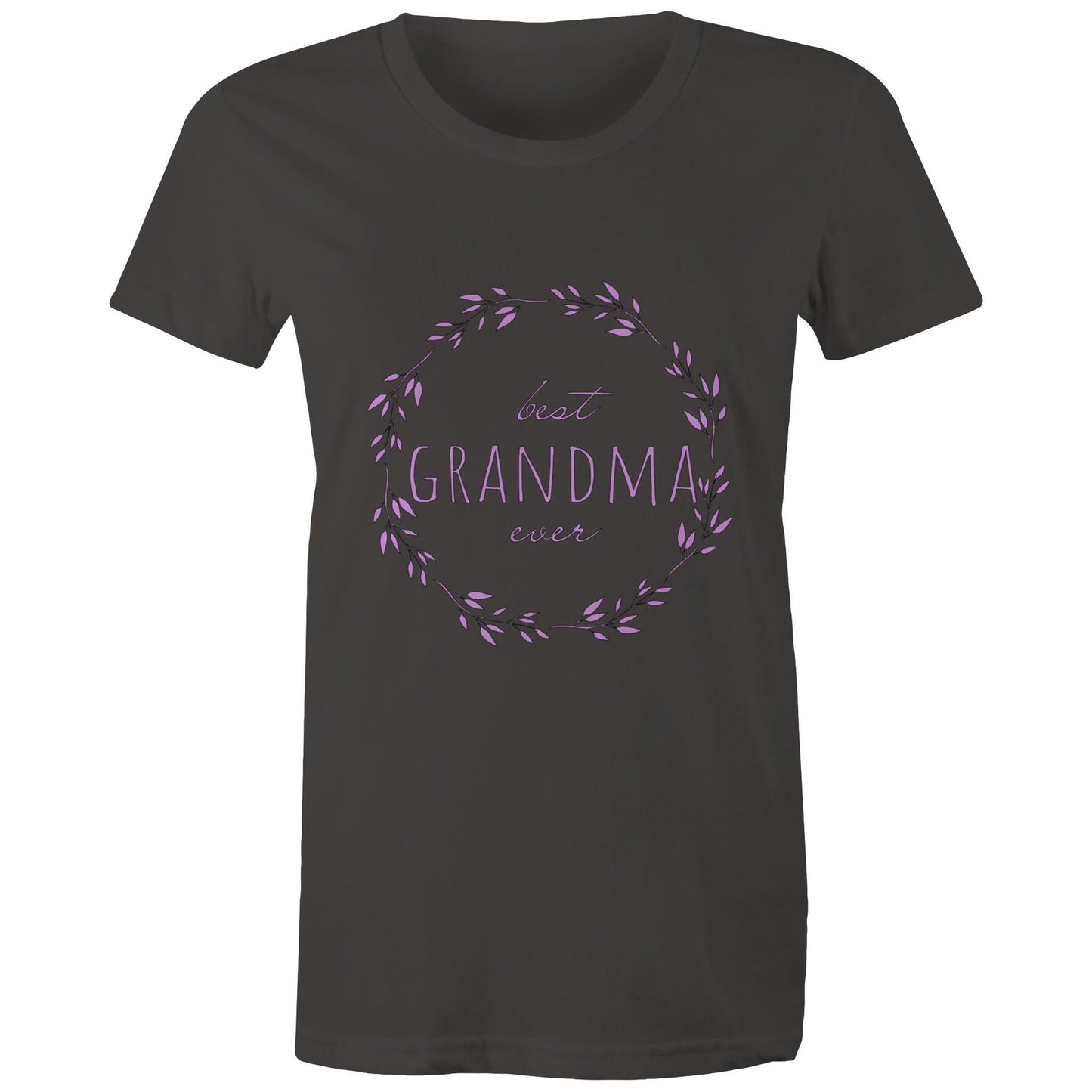 Best Grandma ever purple Adult womens tee