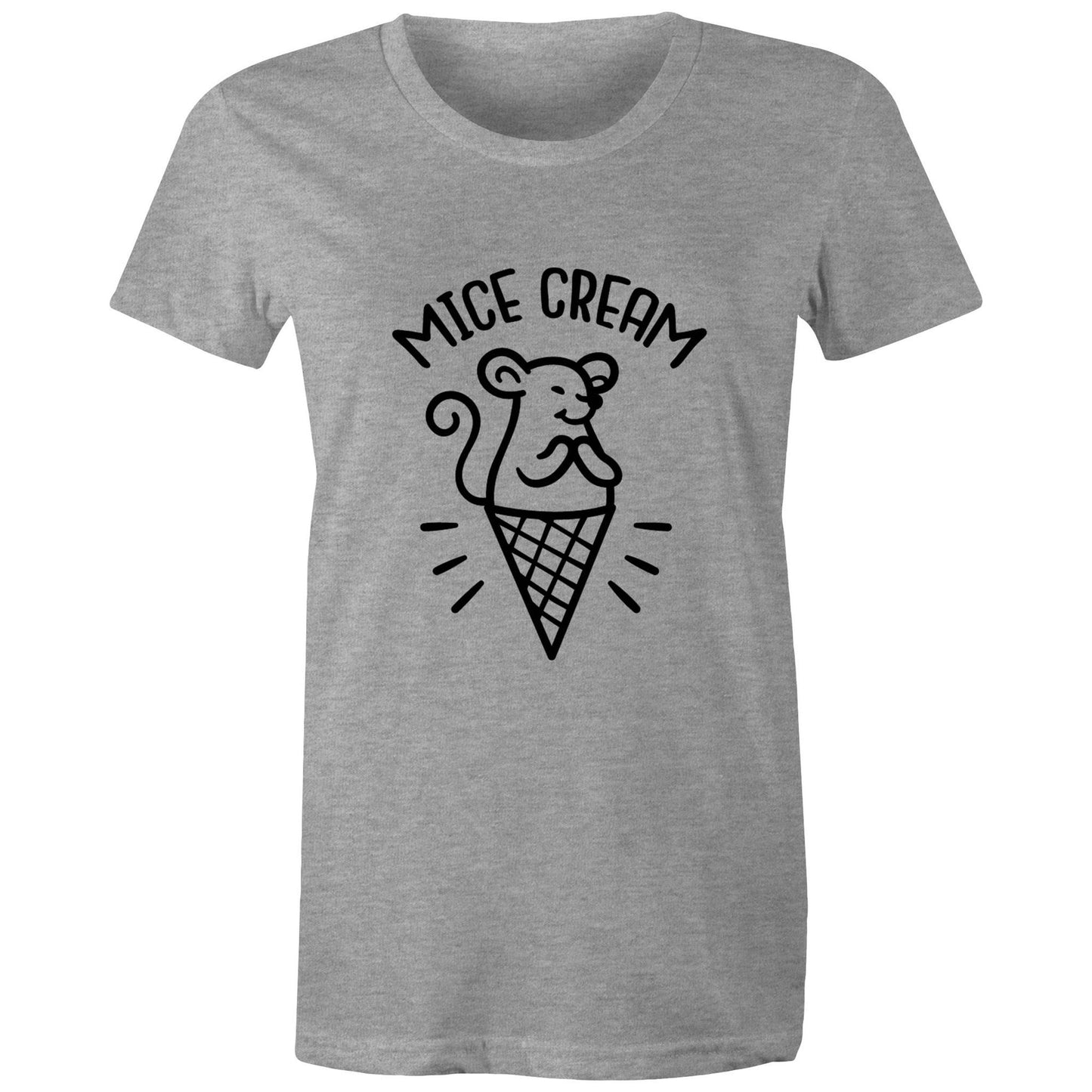 MICE cream Adult womens tee