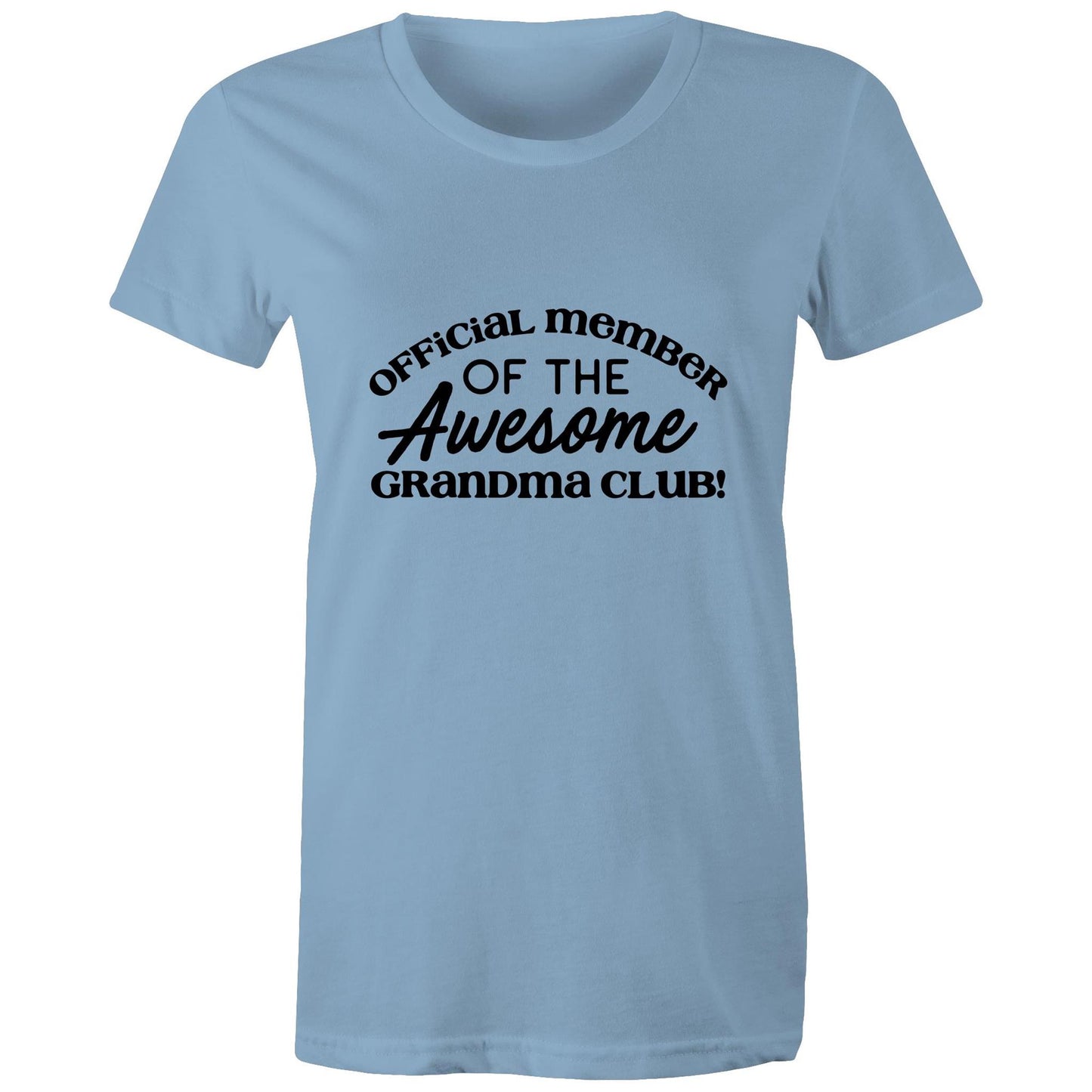 Official member of the awesome grandma club Adult womens tee