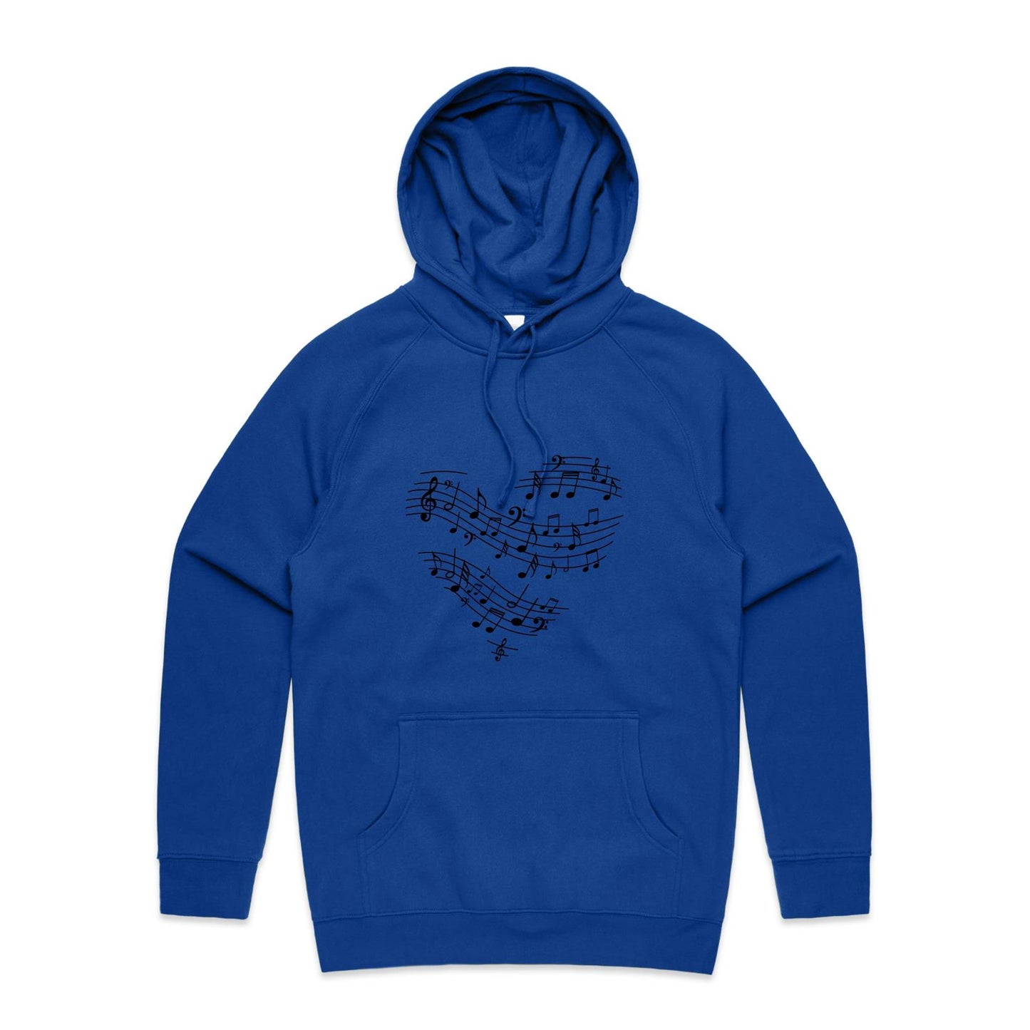 Music heart Adult Hoodie