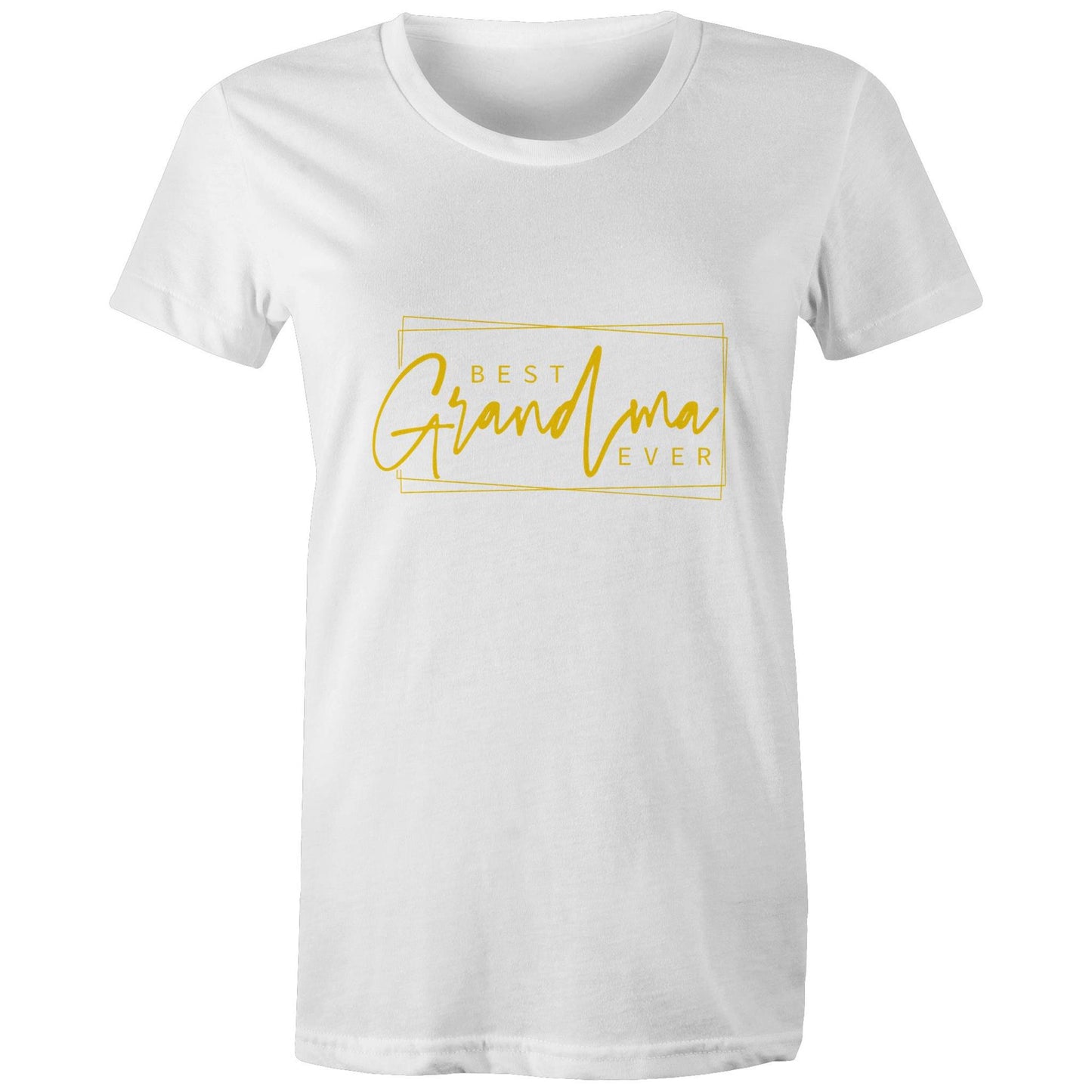 Best grandma ever gold Adult womens tee