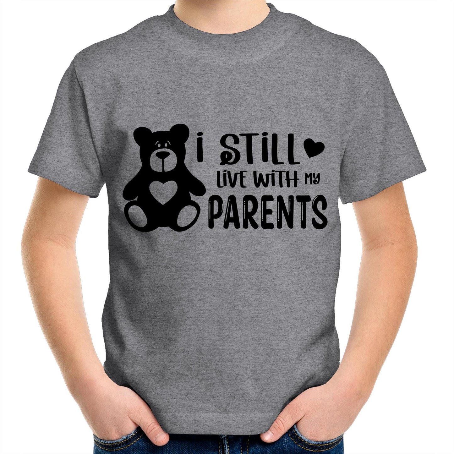 I still live with my parents Kids tee