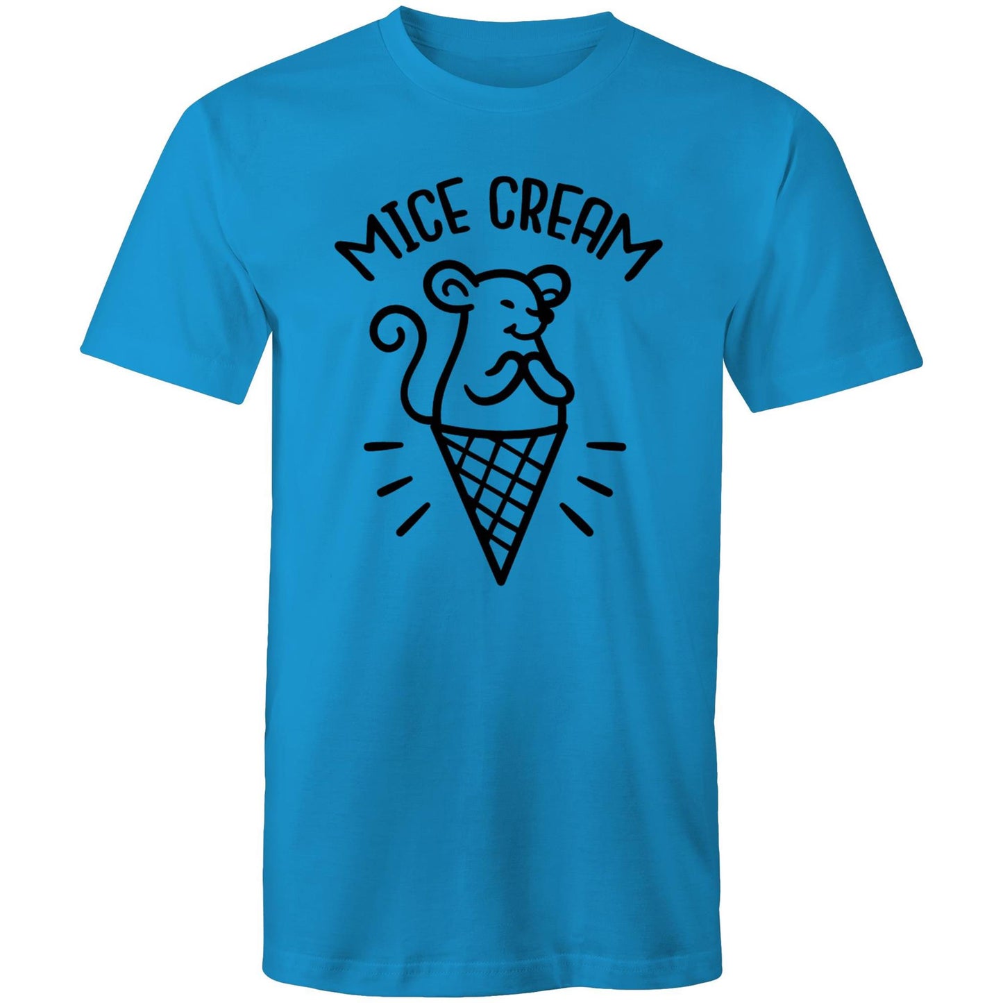 MICE cream Adult mens tee