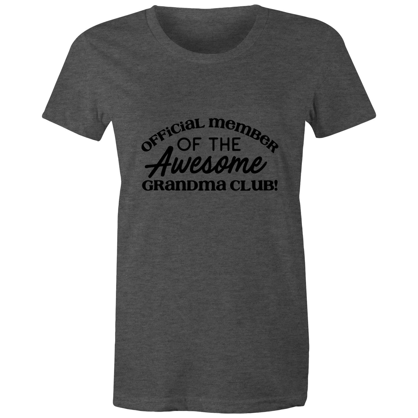 Official member of the awesome grandma club Adult womens tee