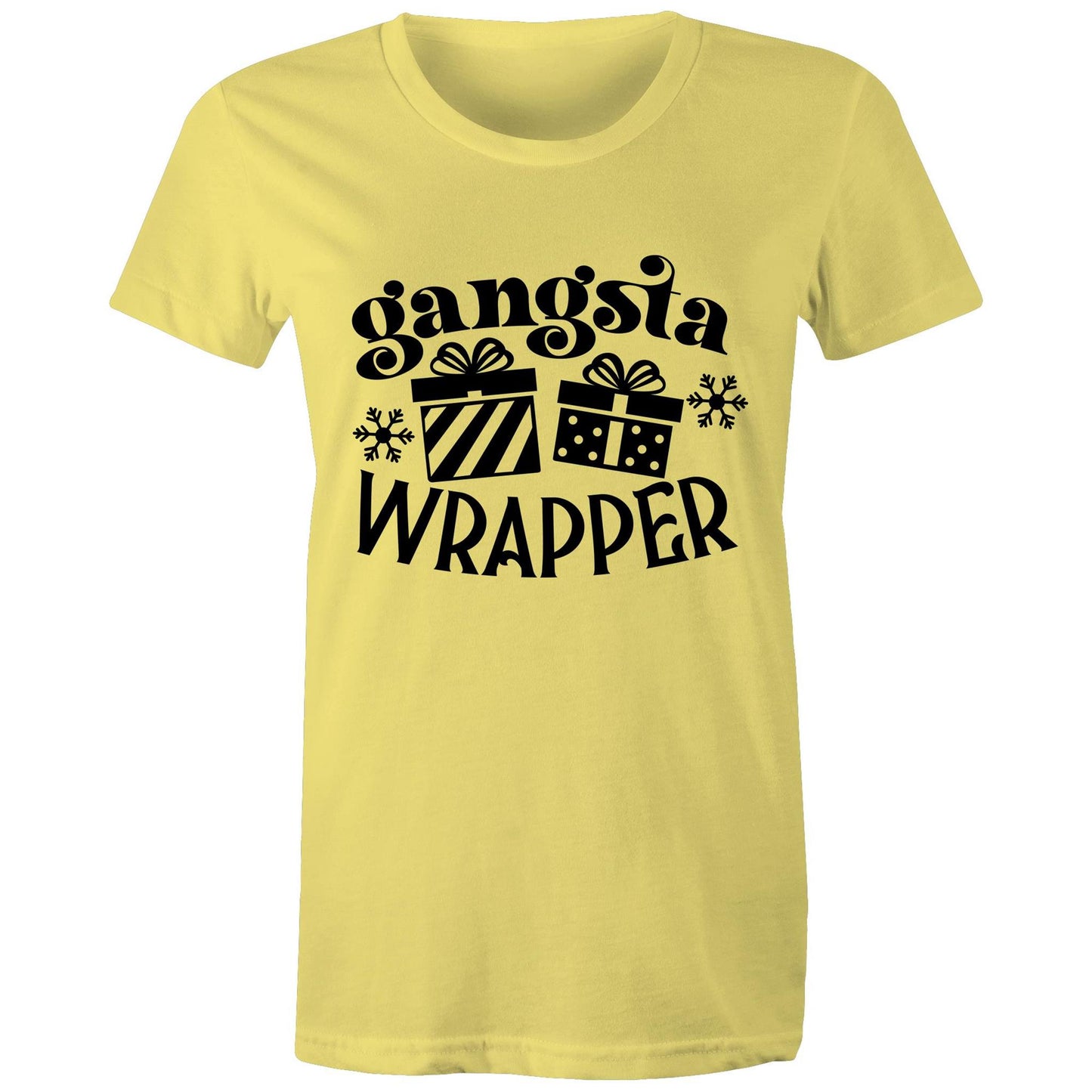 Gangsta wrapper Adult womens tee