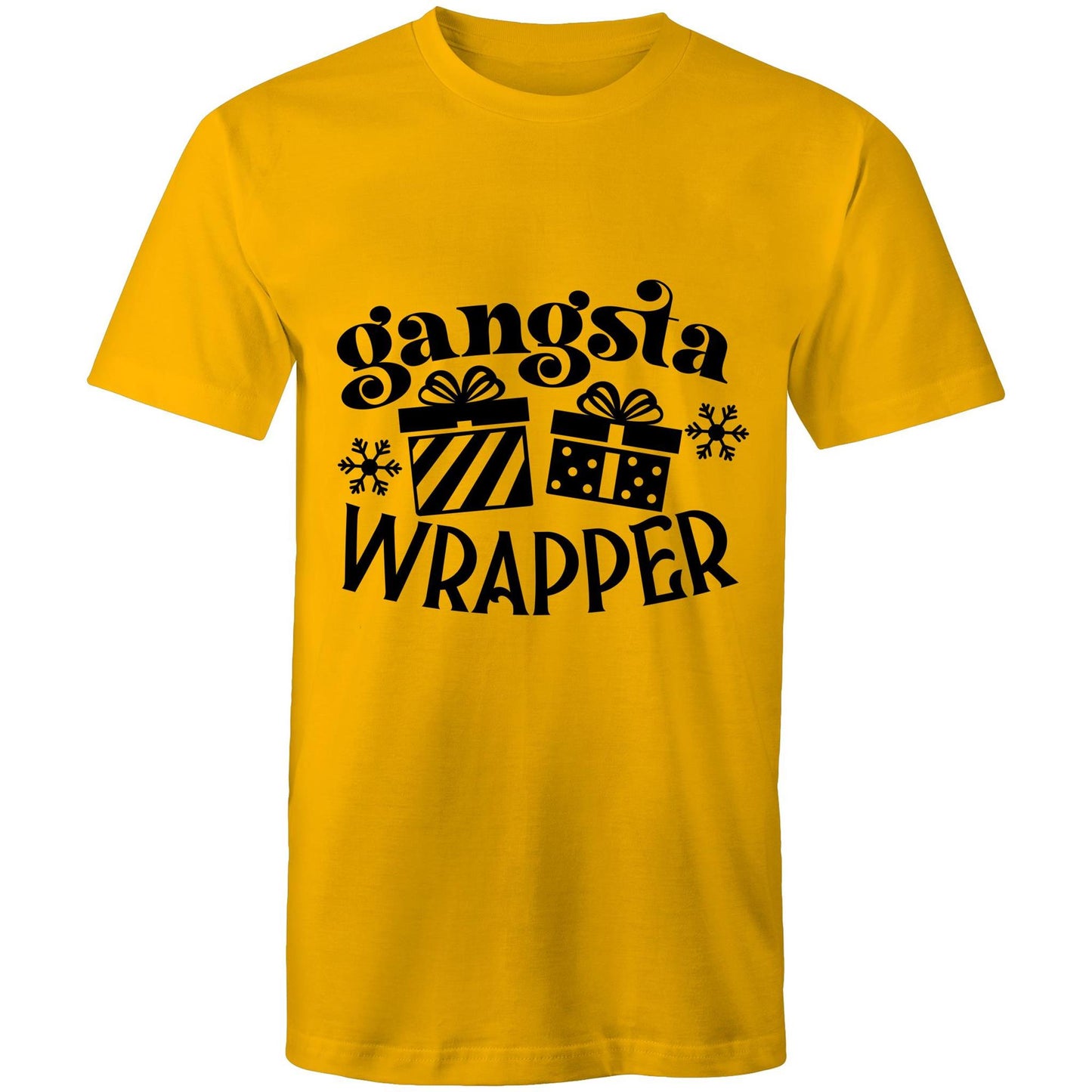 Gangsta wrapper Adult mens tee