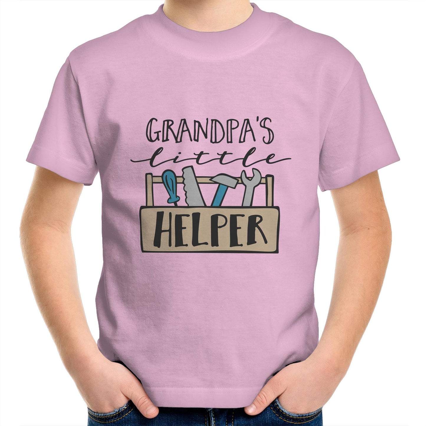 Grandpas little helper Kids tee