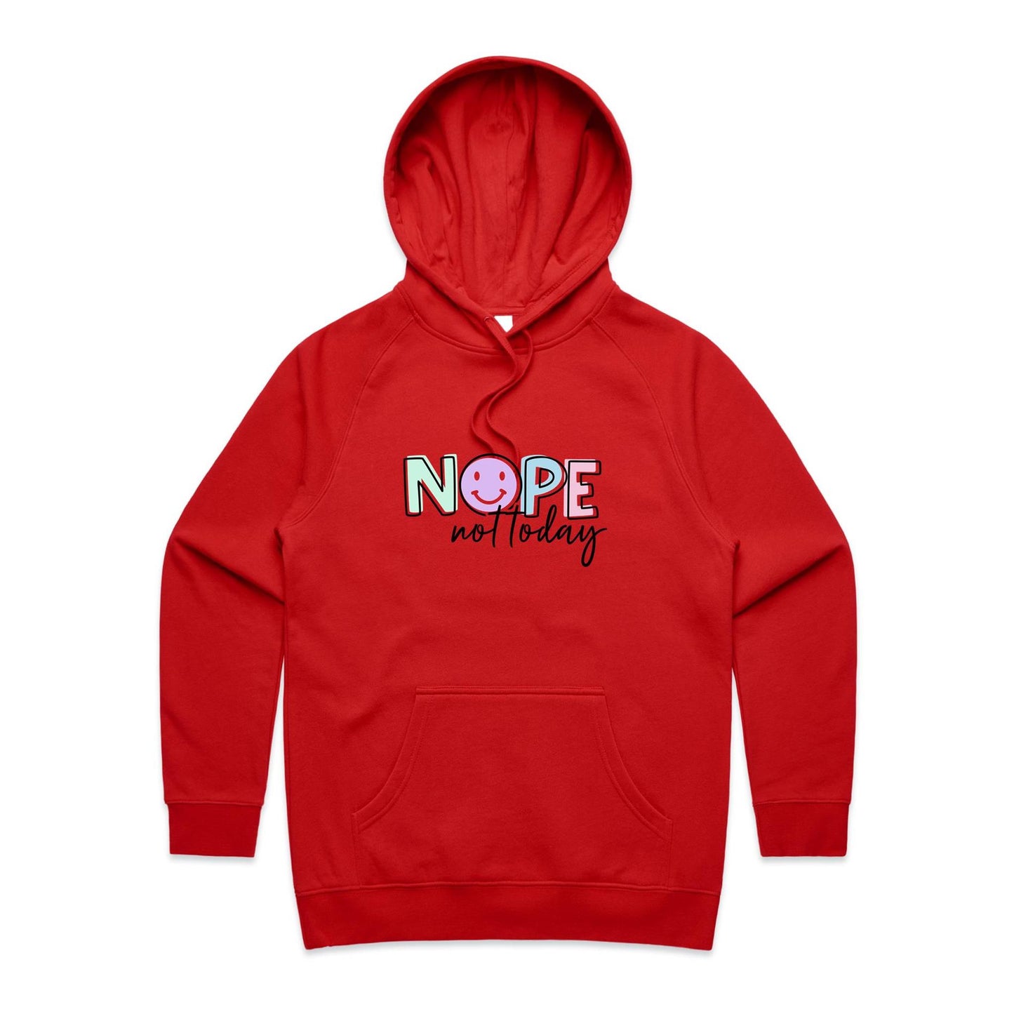 Nope not today womens Hoodie