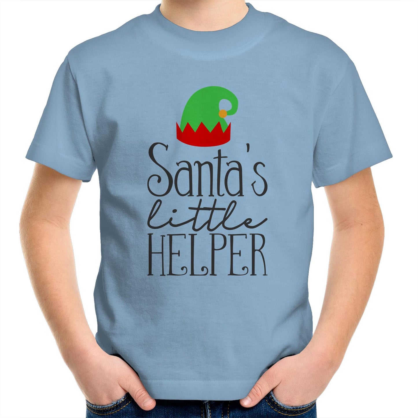 Santa's little helper Kids tee