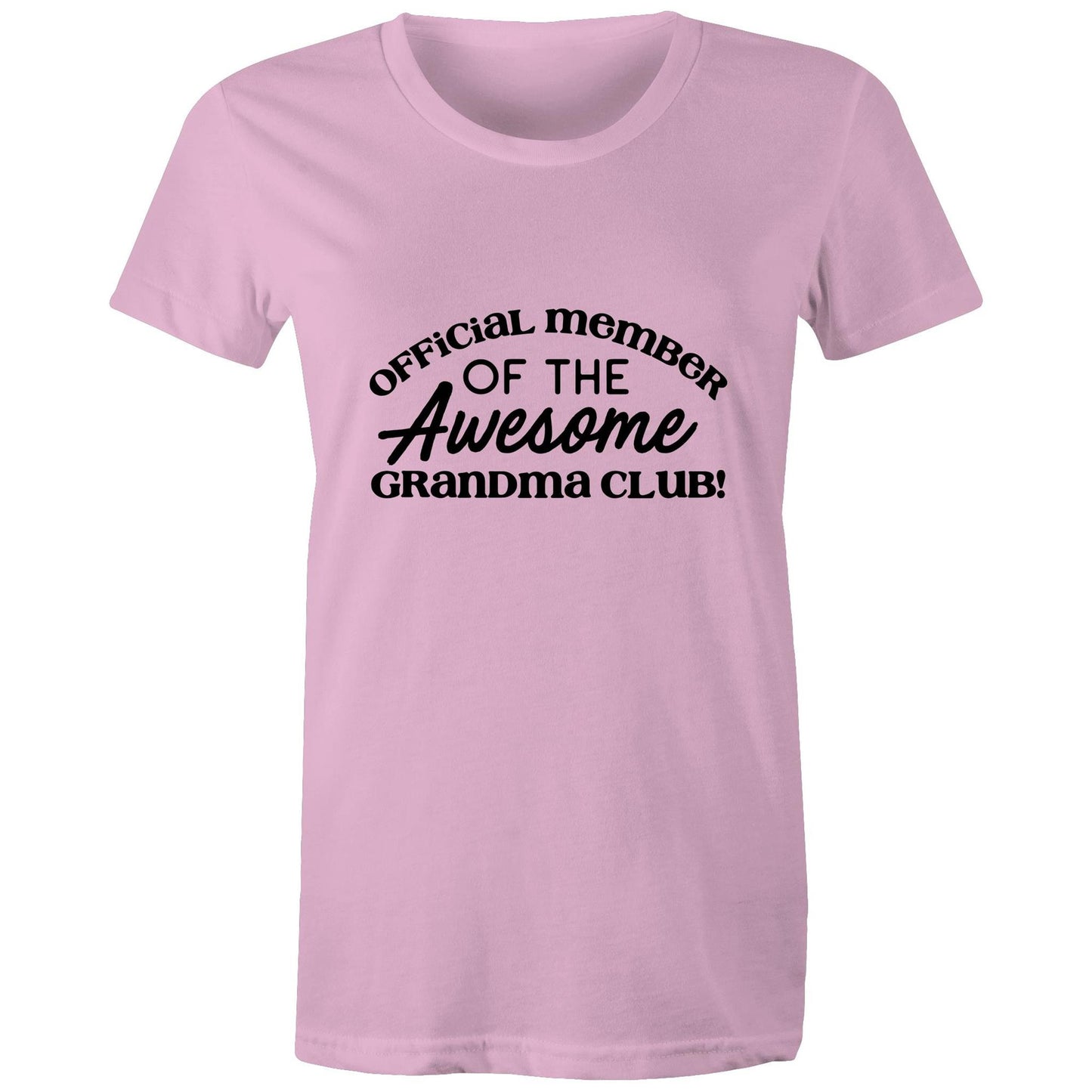 Official member of the awesome grandma club Adult womens tee