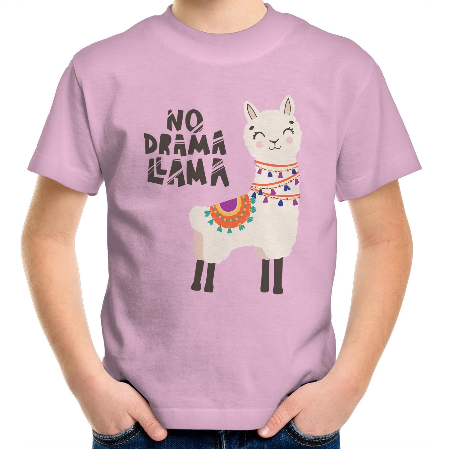 No drama llama Kids tee