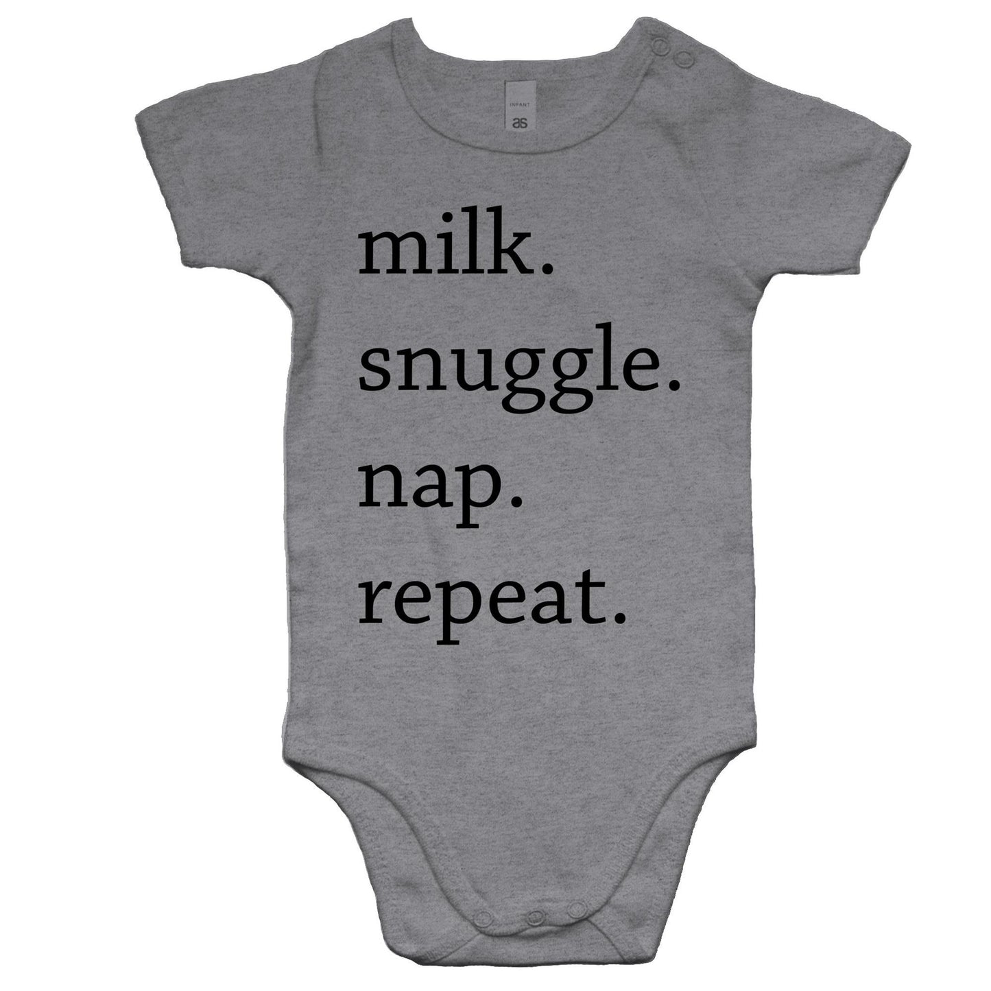 Milk. Snuggle. Nap. Repeat. Bodysuit